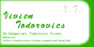 vivien todorovics business card